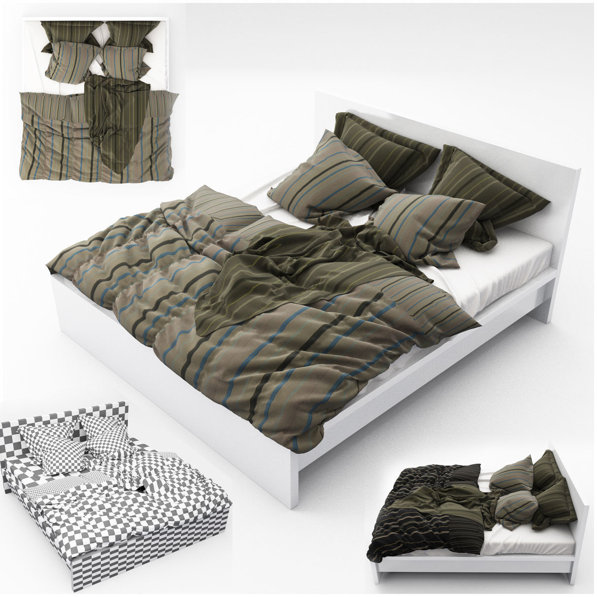Bed collection 06  3D model_1