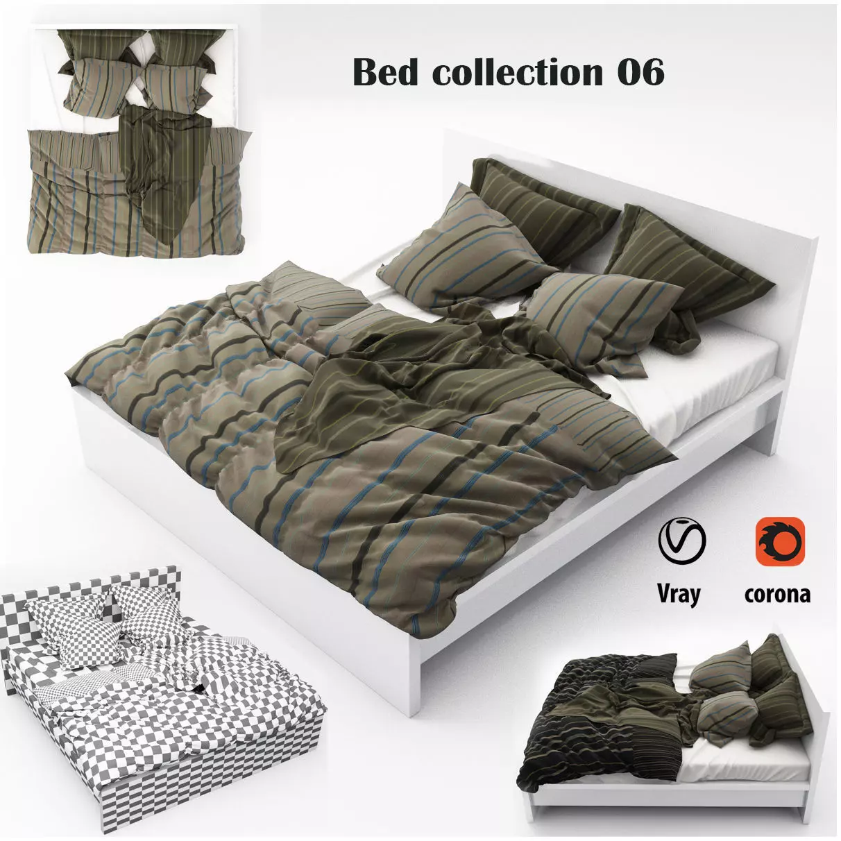 Bed collection 06  3D model_0