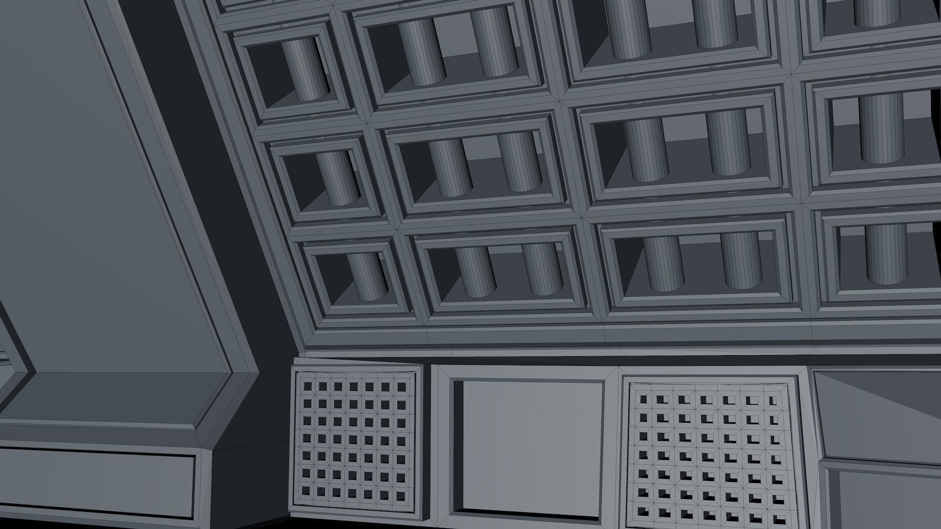 Sci Fi Corridor 3D model_10