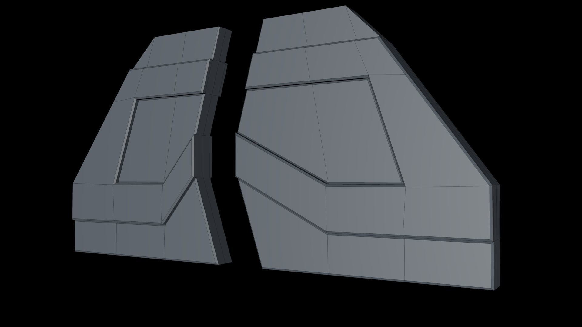 Sci Fi Corridor 3D model_14