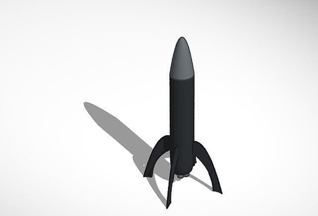 Space Rocket 3D model | CGTrader
