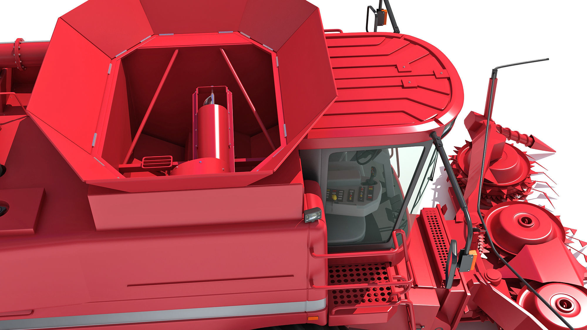 Combine Harvester 3D model_15