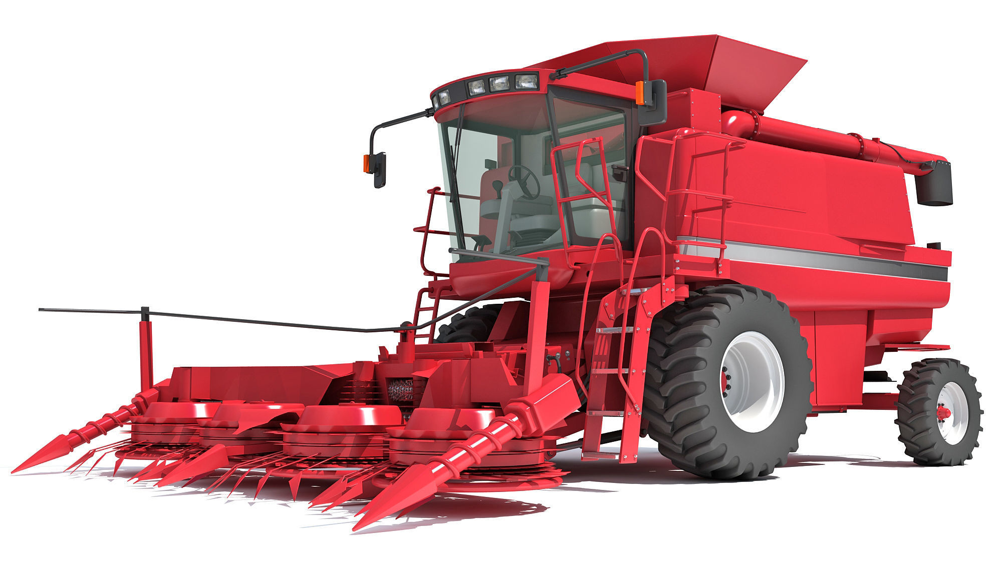 Combine Harvester 3D model_12