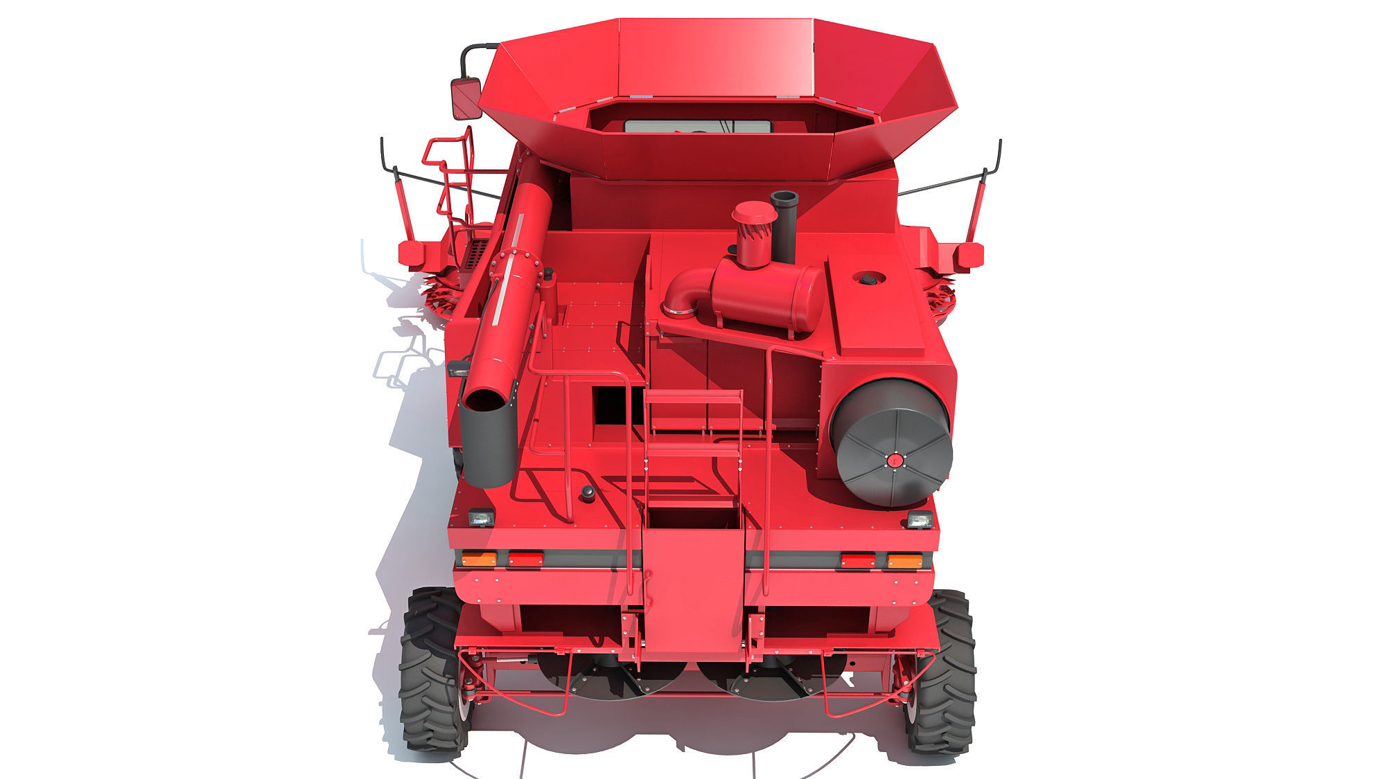 Combine Harvester 3D model_5