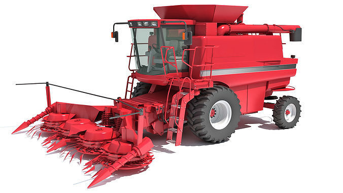 Combine Harvester 3D model