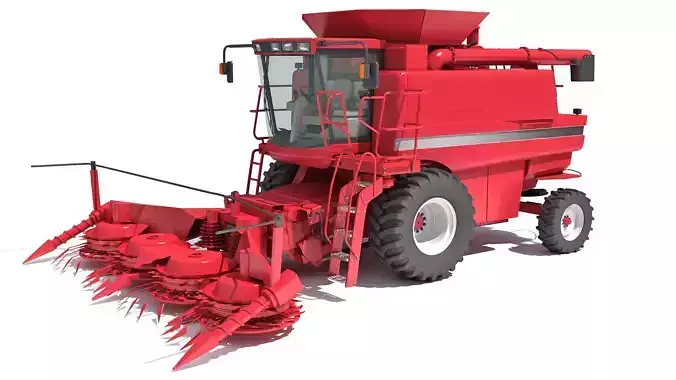 Combine Harvester 3D model