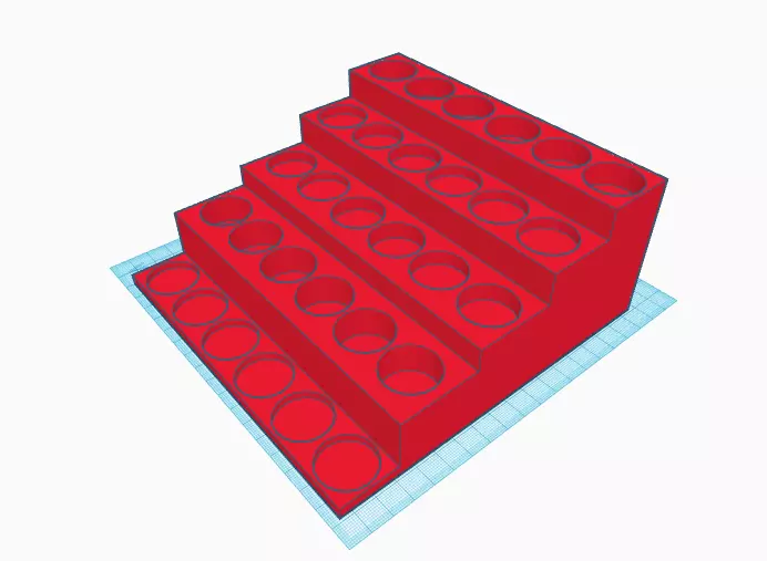 Basic Paint Rack - Small 3D print model