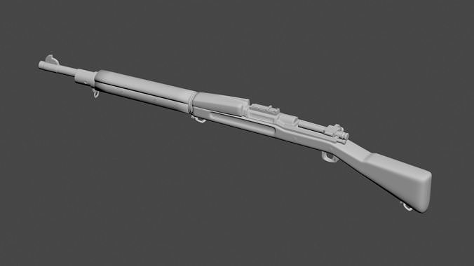 Riffle rifle 3D model