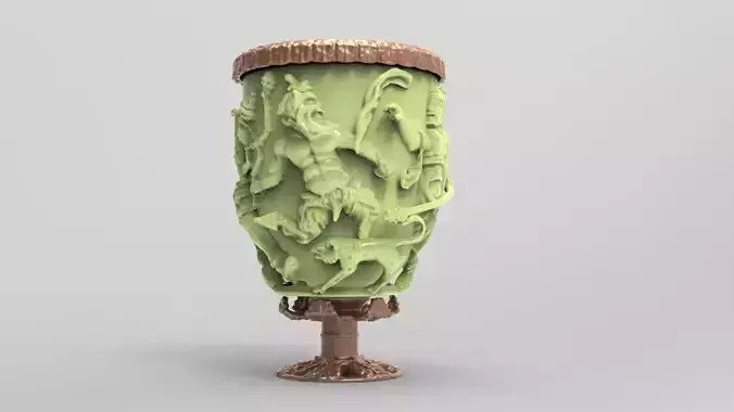 Lycurgus Cup - Roman cage cup 3D print model