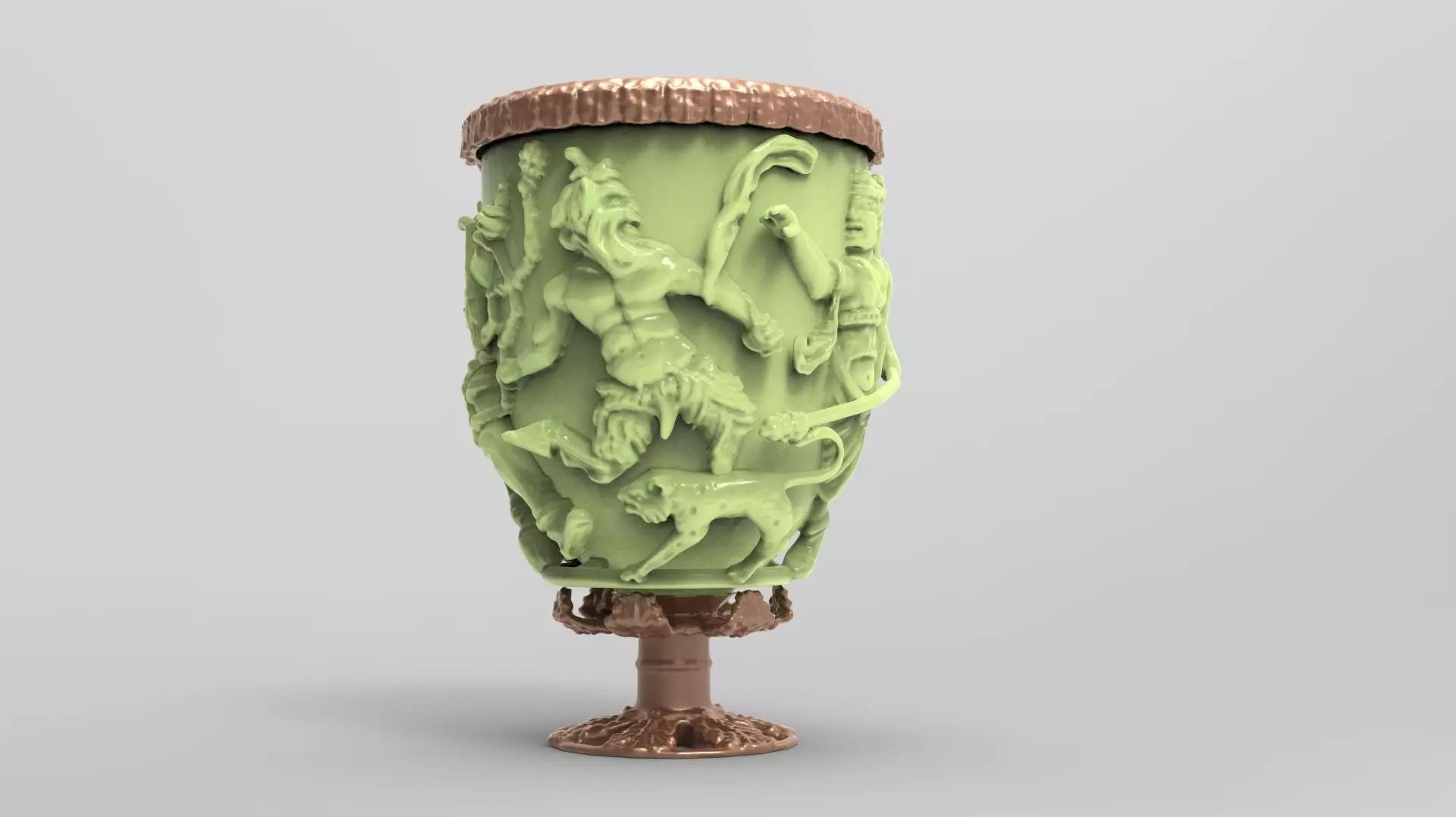 Lycurgus Cup - Roman cage cup 3D print model_0