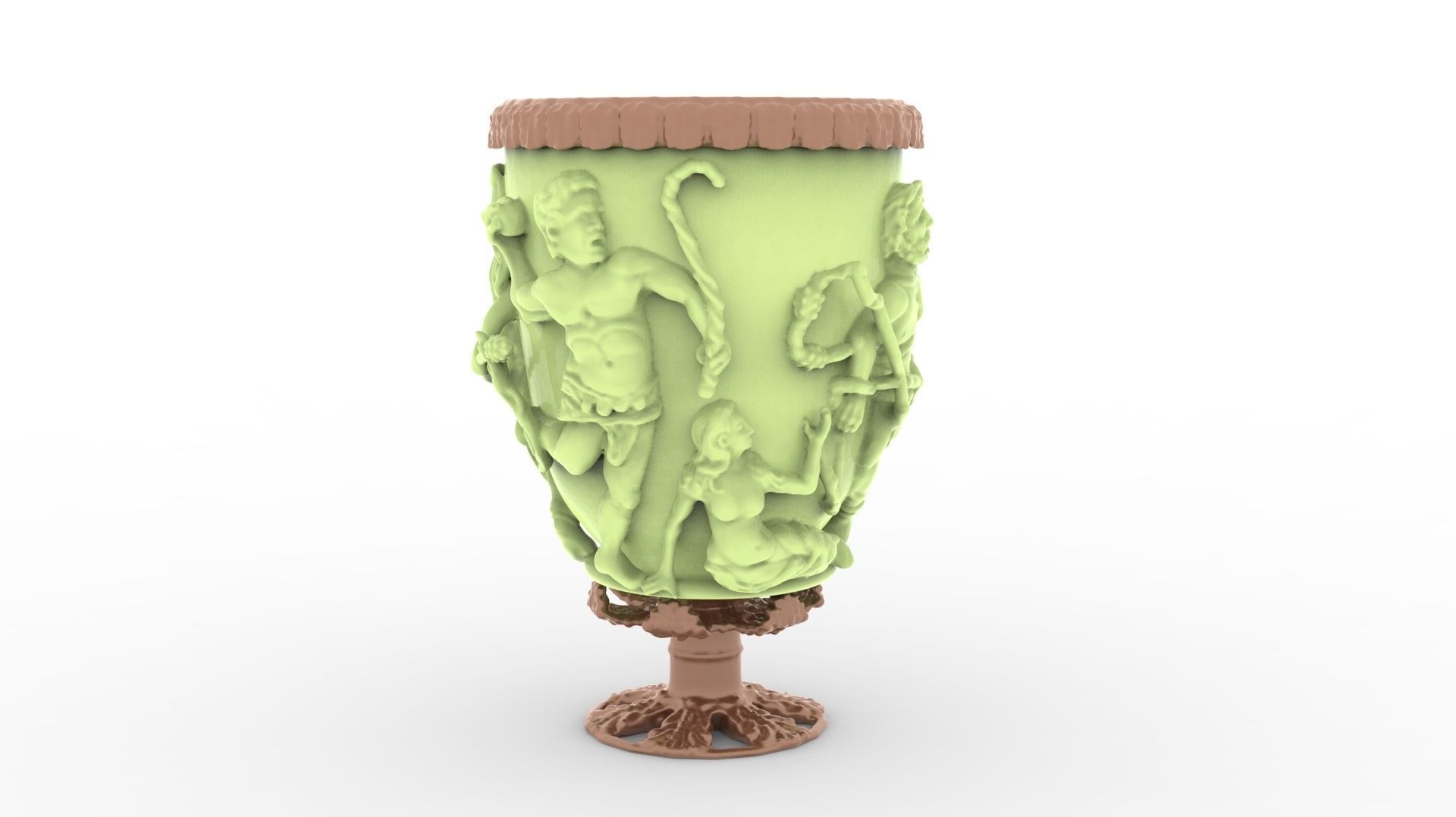 Lycurgus Cup - Roman cage cup 3D print model_2
