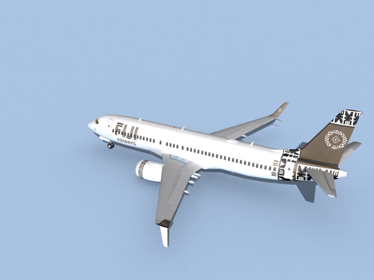 Boeing 737-800 Max Fiji Airways 3D model_8