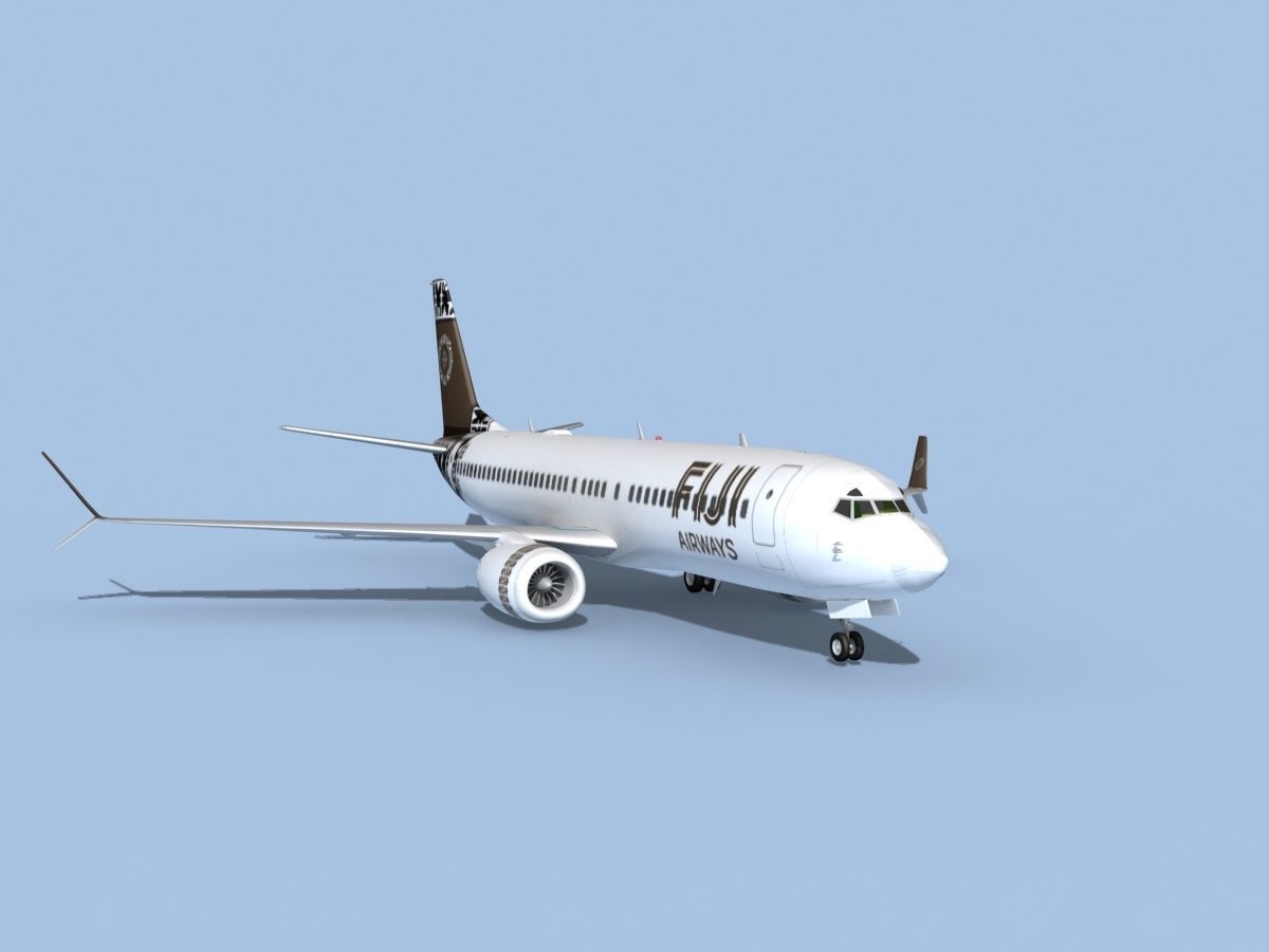 Boeing 737-800 Max Fiji Airways 3D model_2