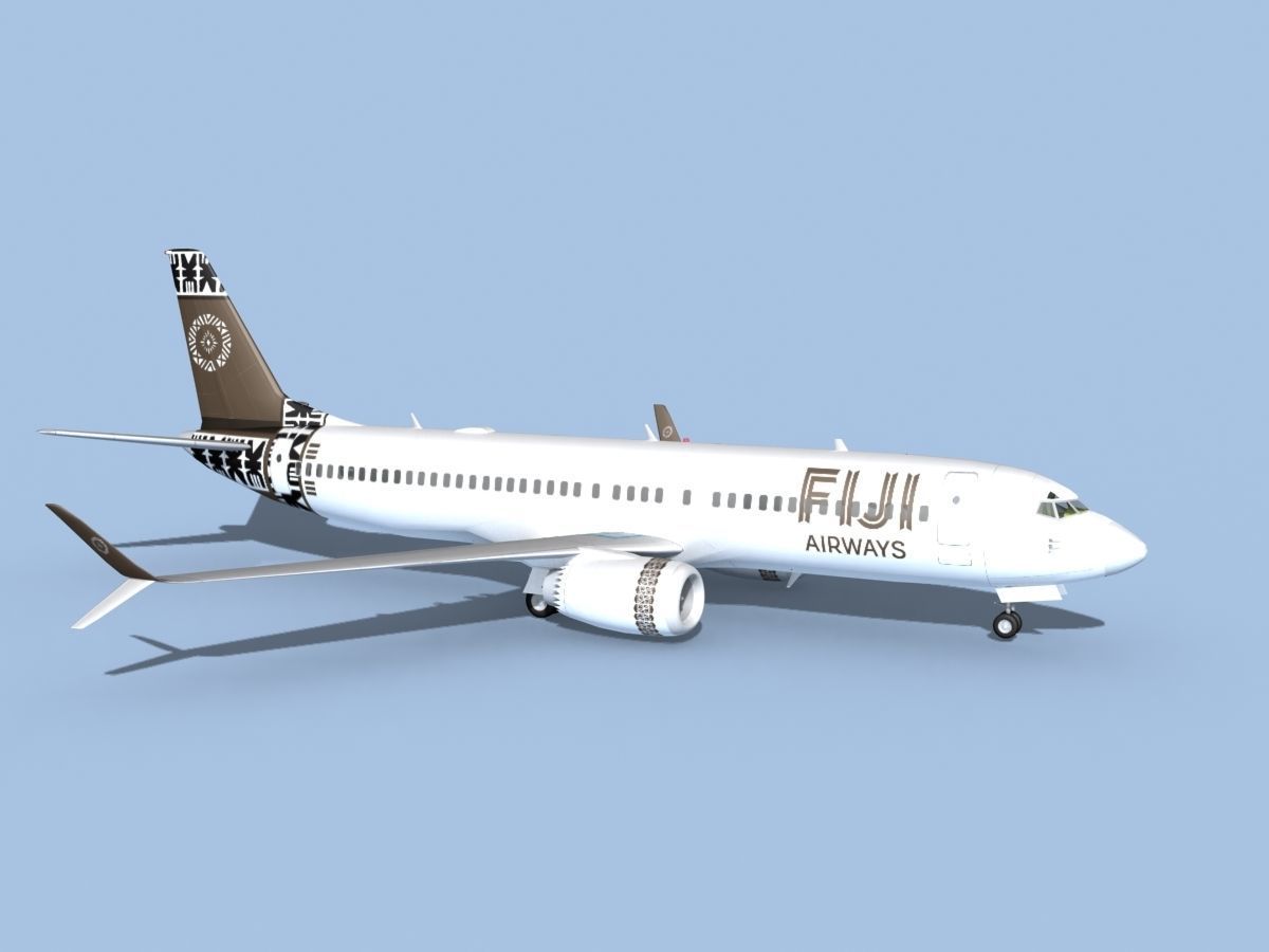 Boeing 737-800 Max Fiji Airways 3D model_3