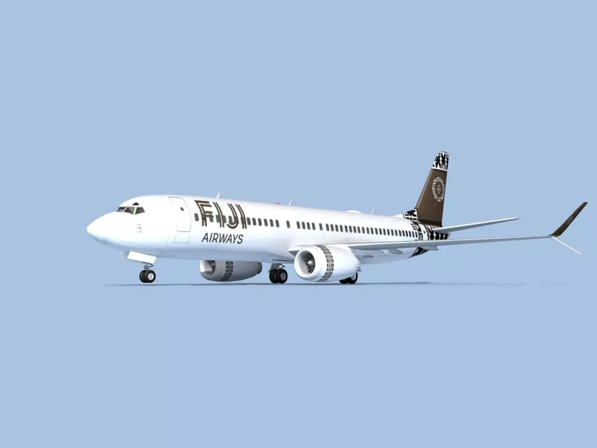 Boeing 737-800 Max Fiji Airways 3D model_0