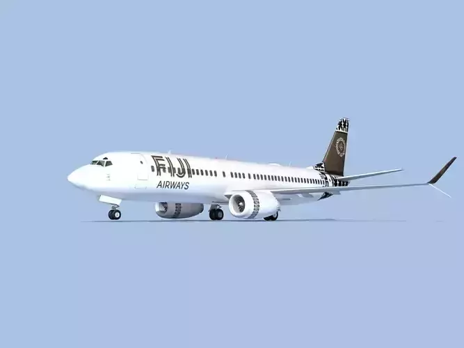 Boeing 737-800 Max Fiji Airways 3D model