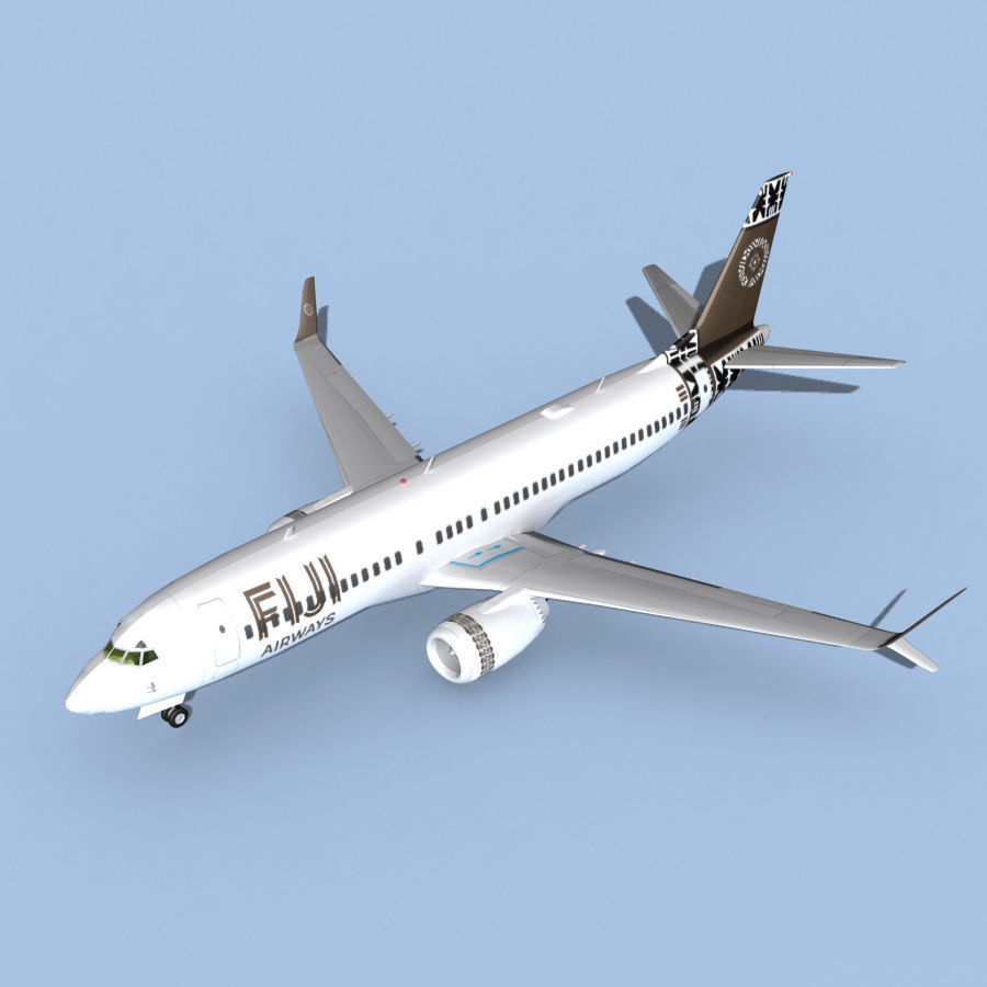 Boeing 737-800 Max Fiji Airways 3D model_11