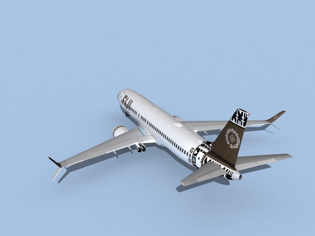 Boeing 737-800 Max Fiji Airways 3D model_6