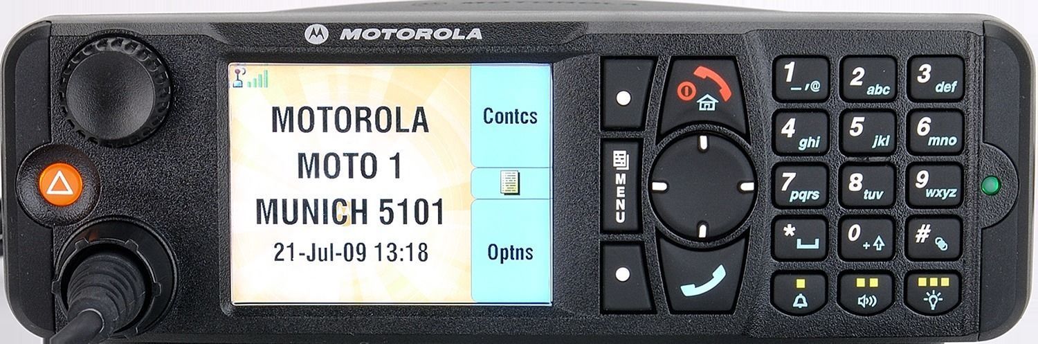 Radio Motorola MTM5400 Low-poly 3D model_8