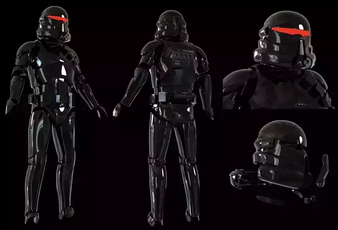 Purge Trooper Armor 3D print model