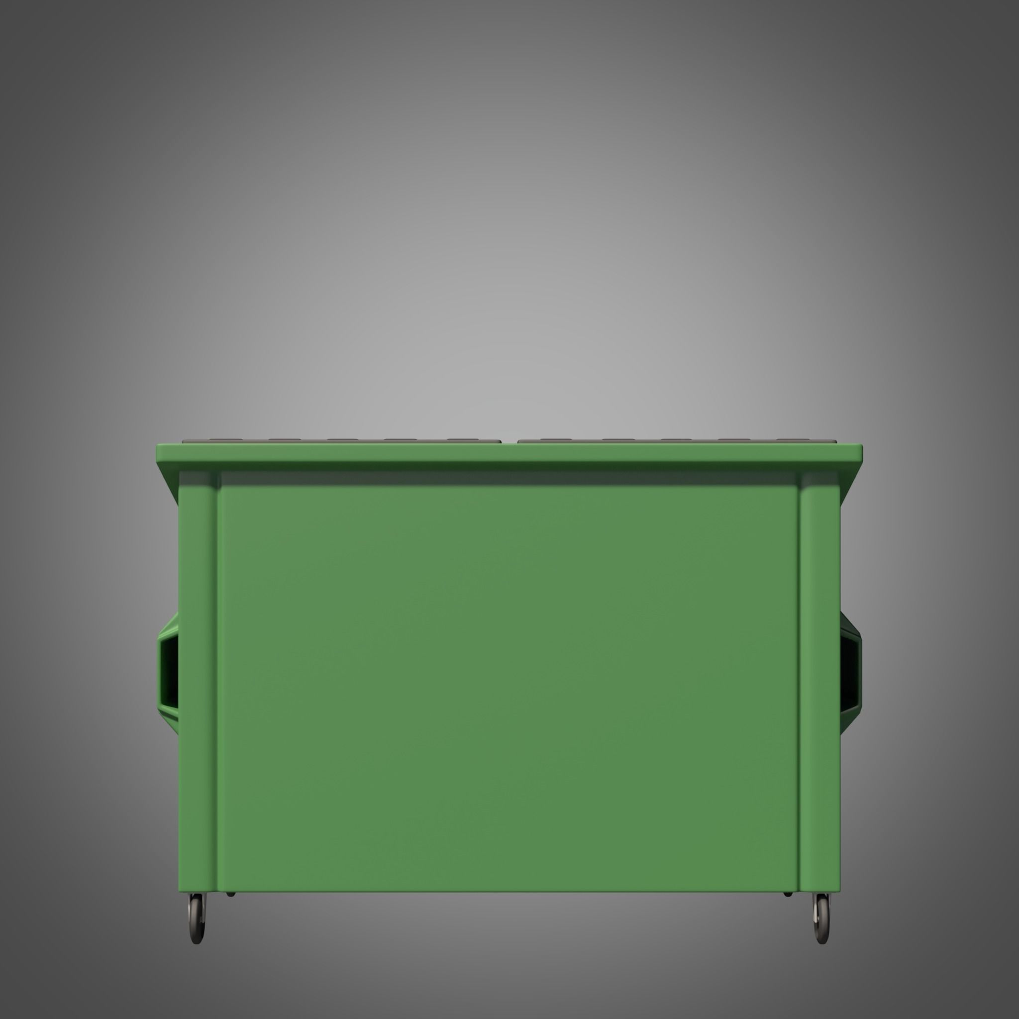 Dumpster 3D Model recycling bin 3D model_3