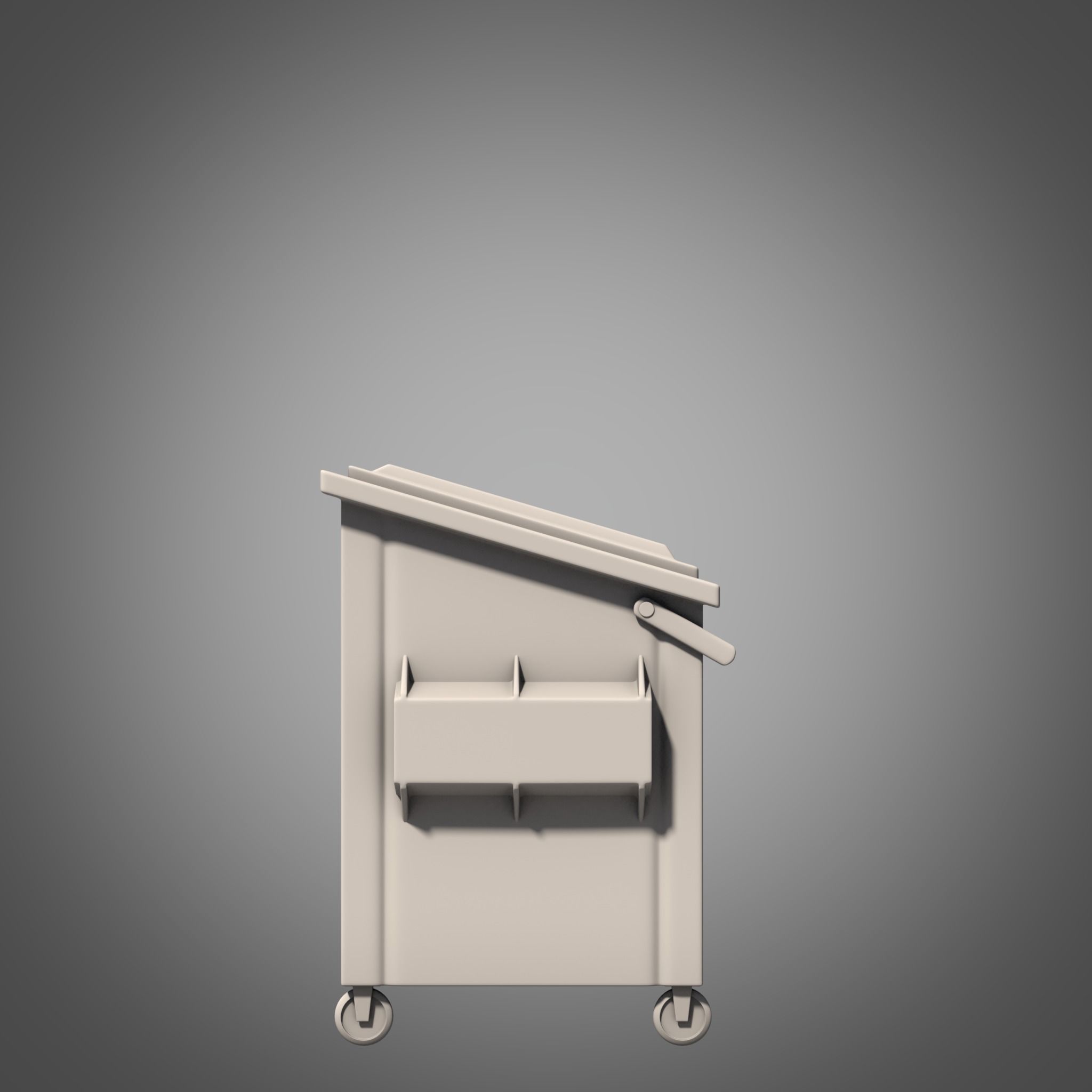 Dumpster 3D Model recycling bin 3D model_8