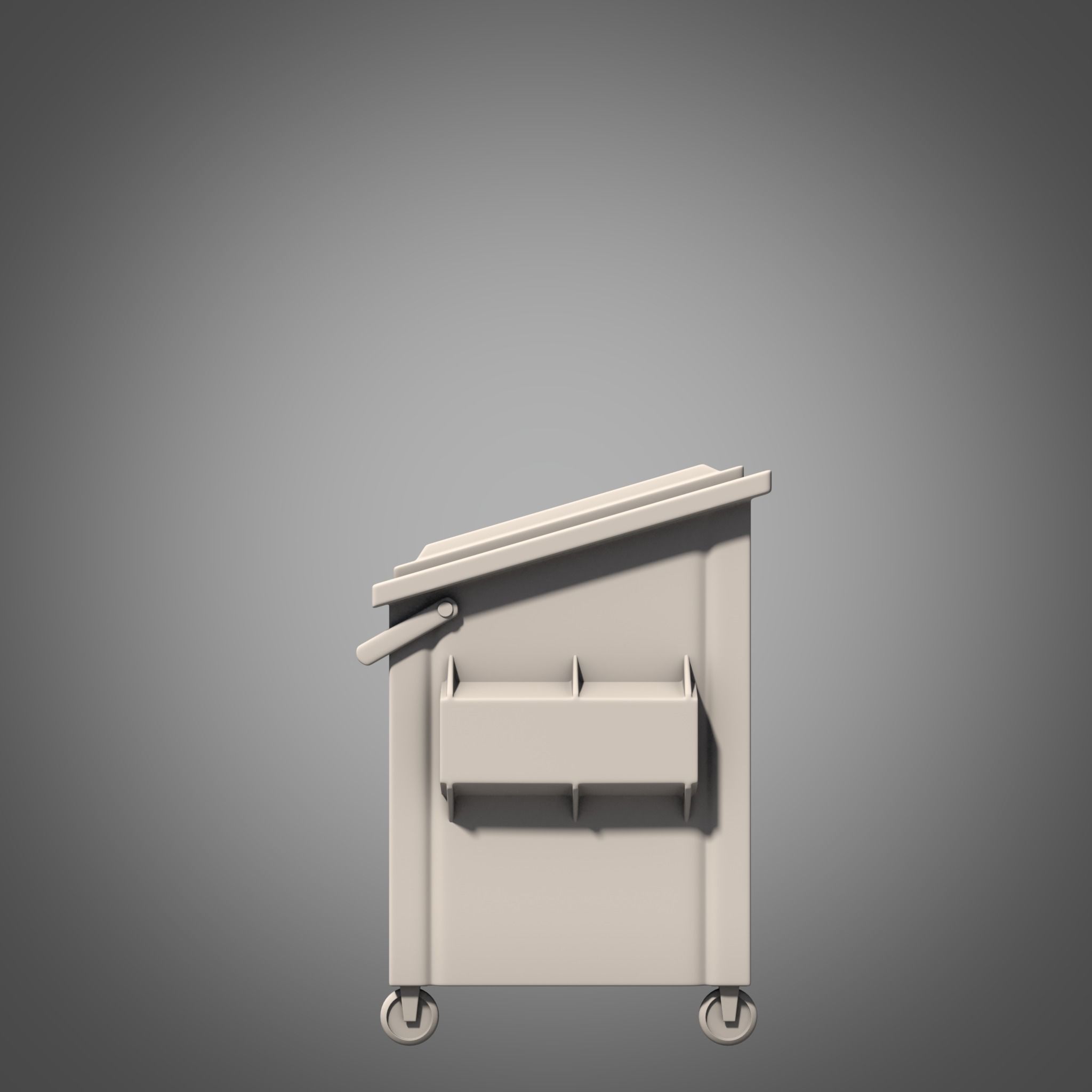 Dumpster 3D Model recycling bin 3D model_6