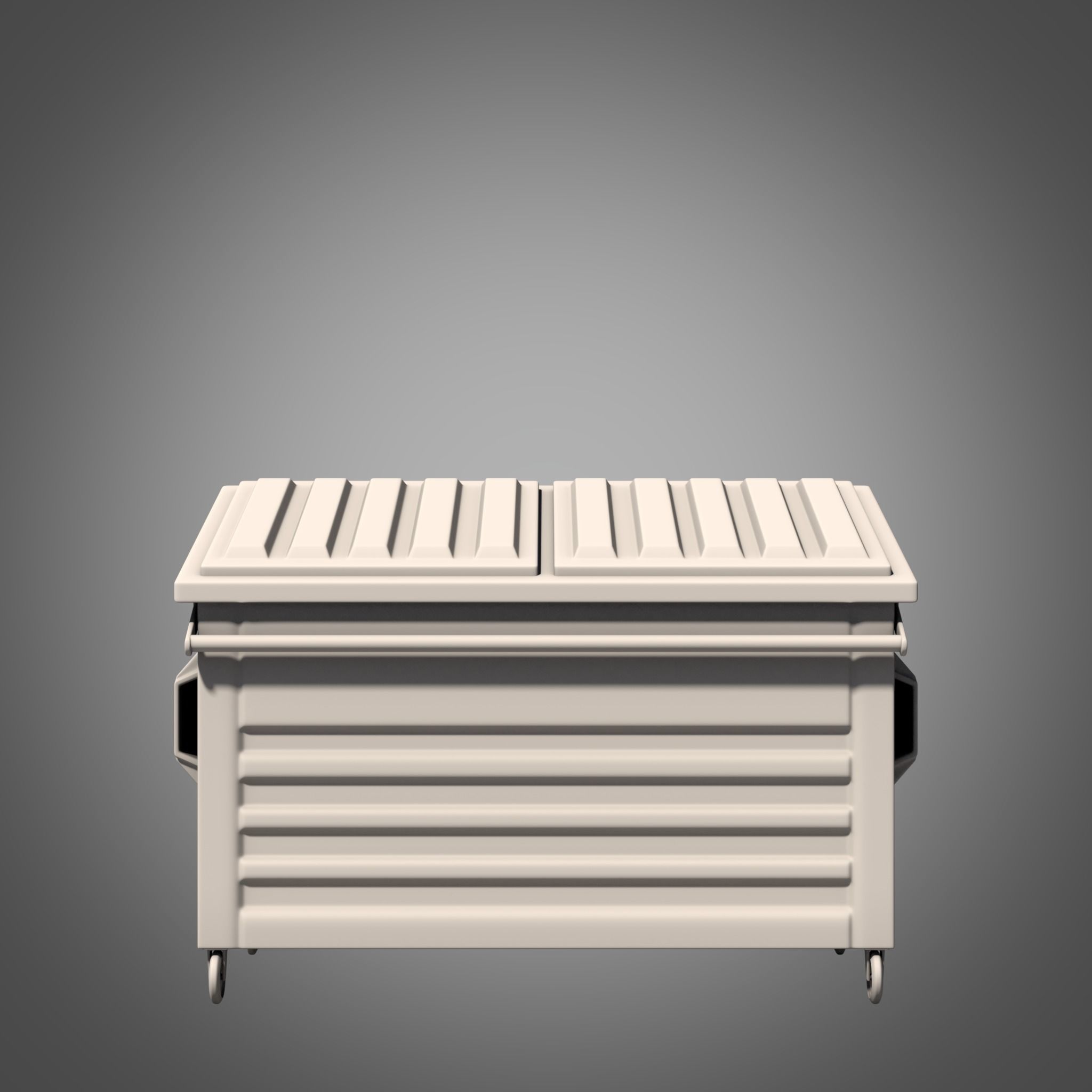 Dumpster 3D Model recycling bin 3D model_5