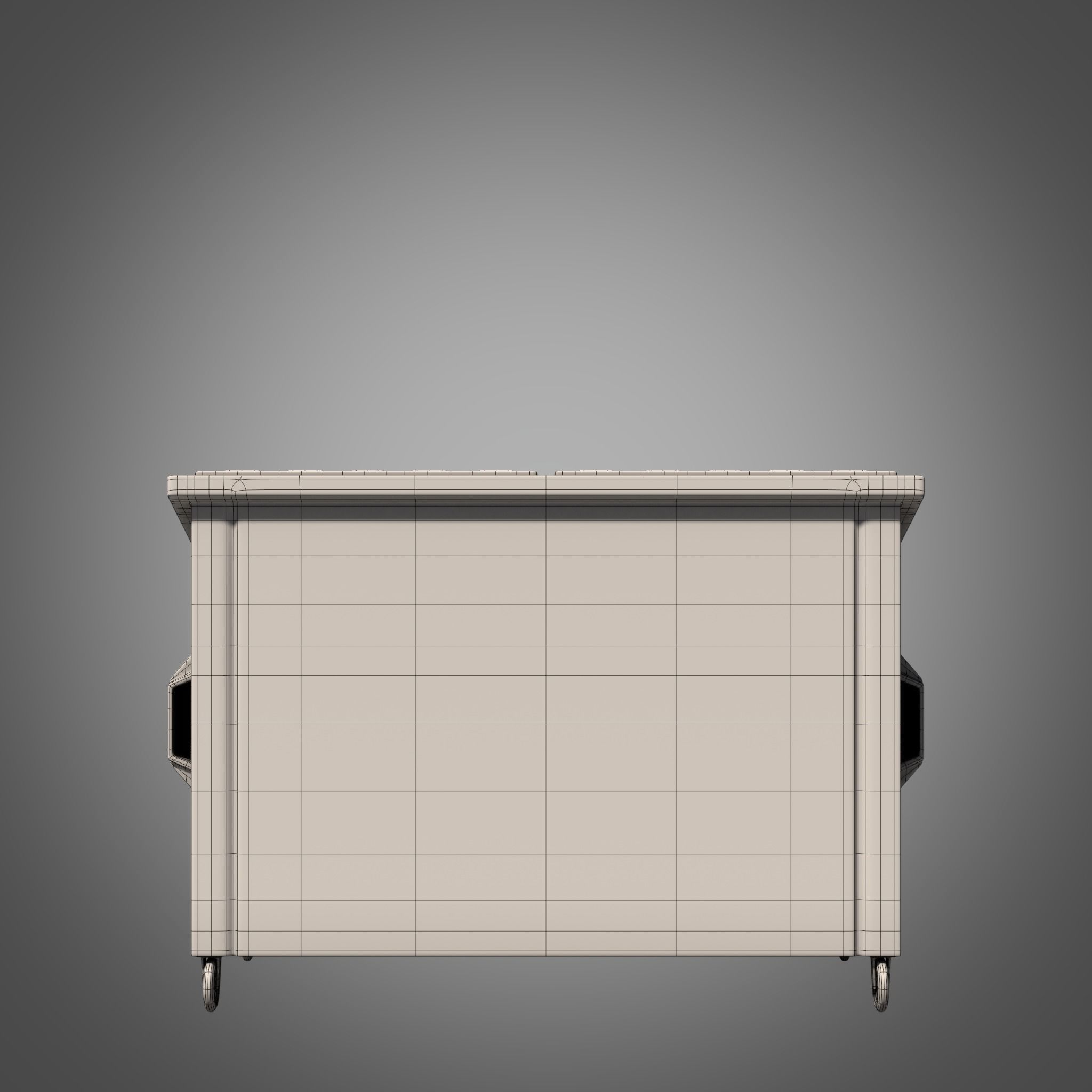 Dumpster 3D Model recycling bin 3D model_11