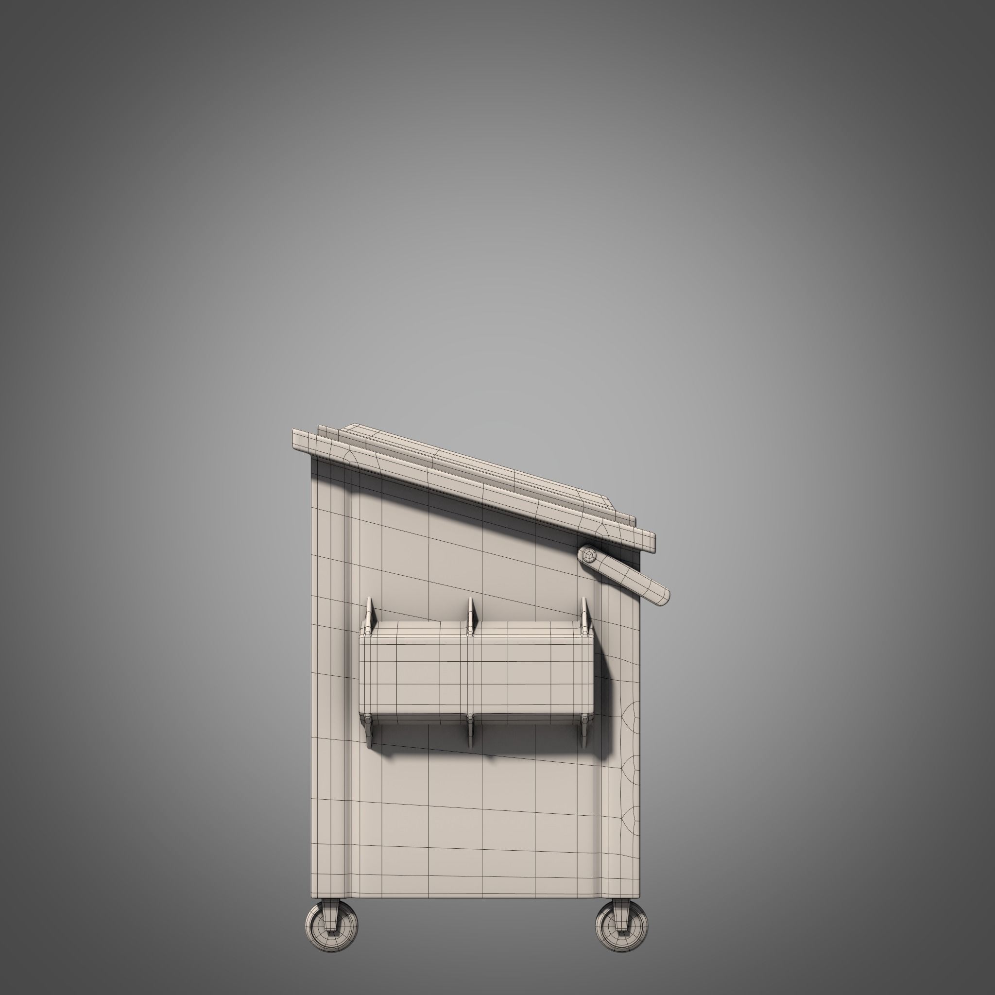 Dumpster 3D Model recycling bin 3D model_10