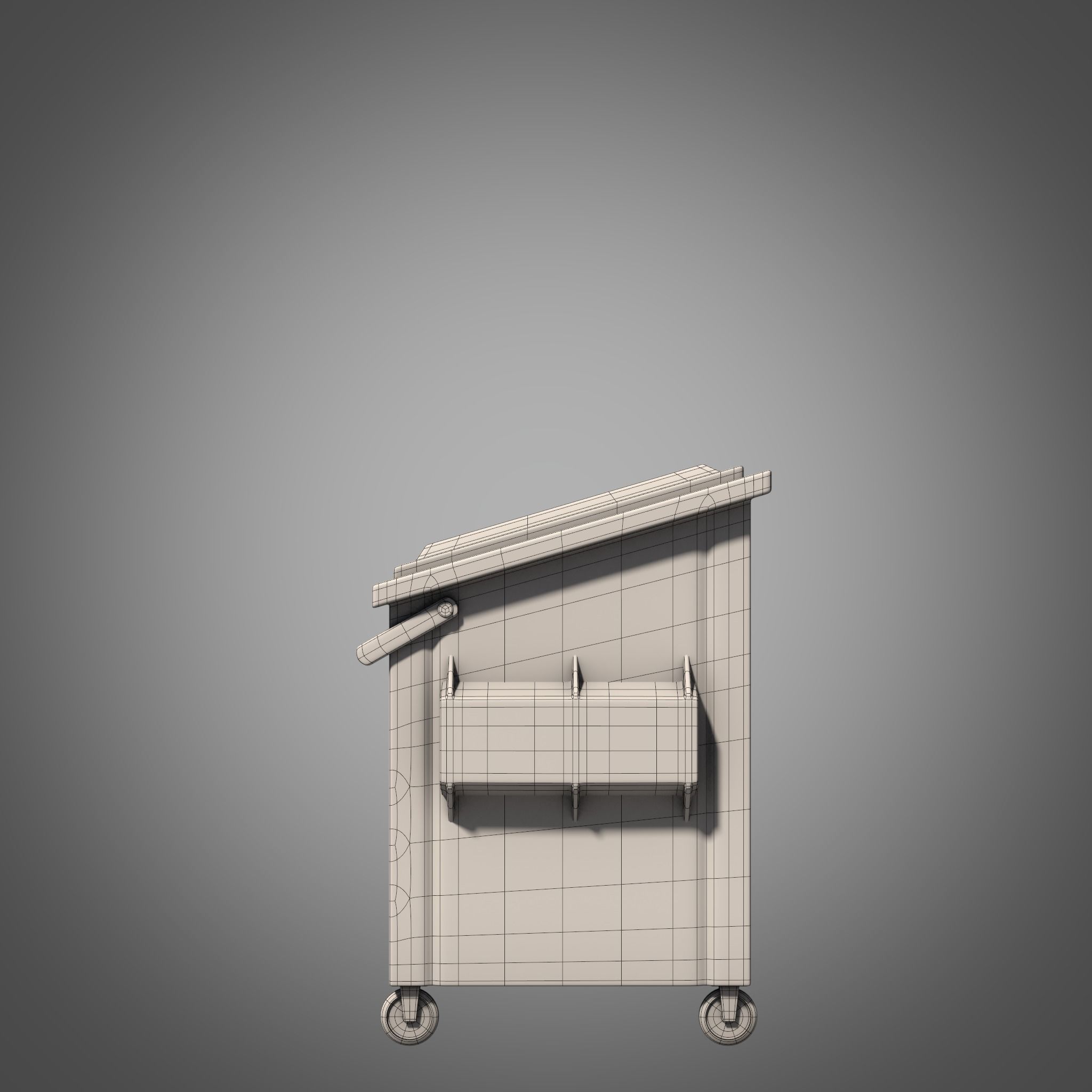 Dumpster 3D Model recycling bin 3D model_12