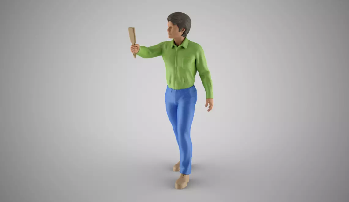 Paint Man 3D print model