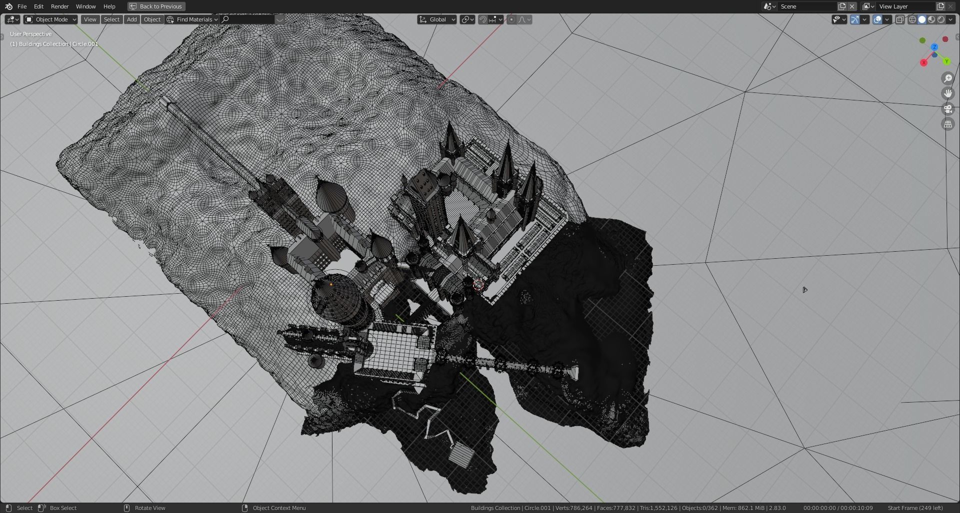 Hogwarts 3d Model Low-poly 3D model_15