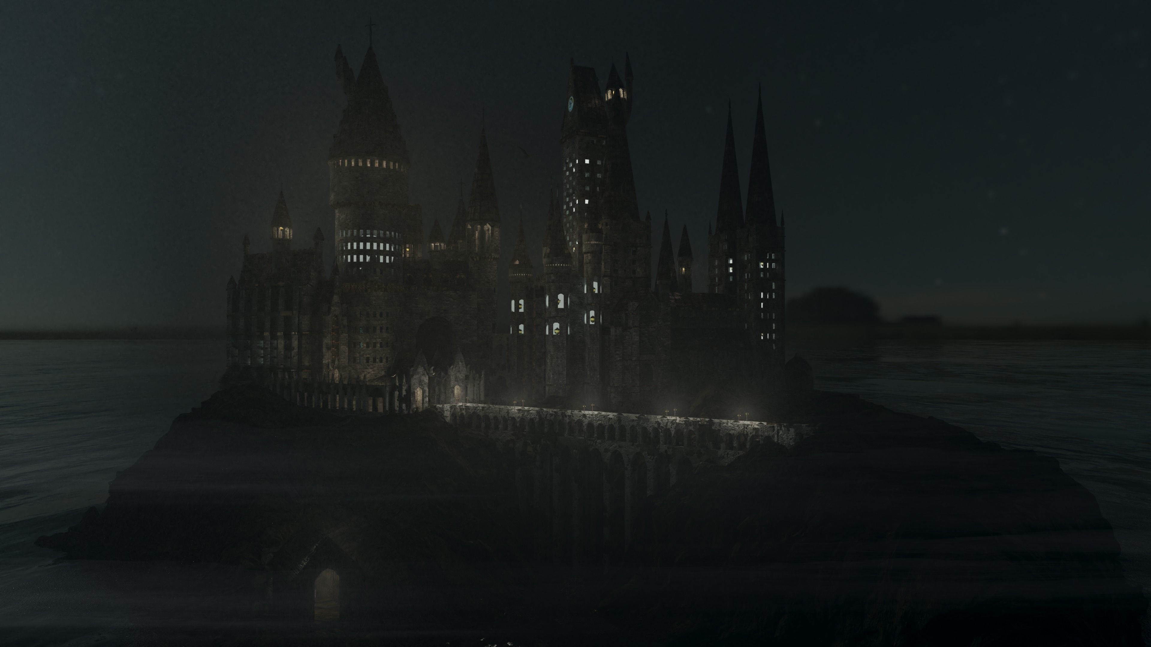 Hogwarts 3d Model Low-poly 3D model_4