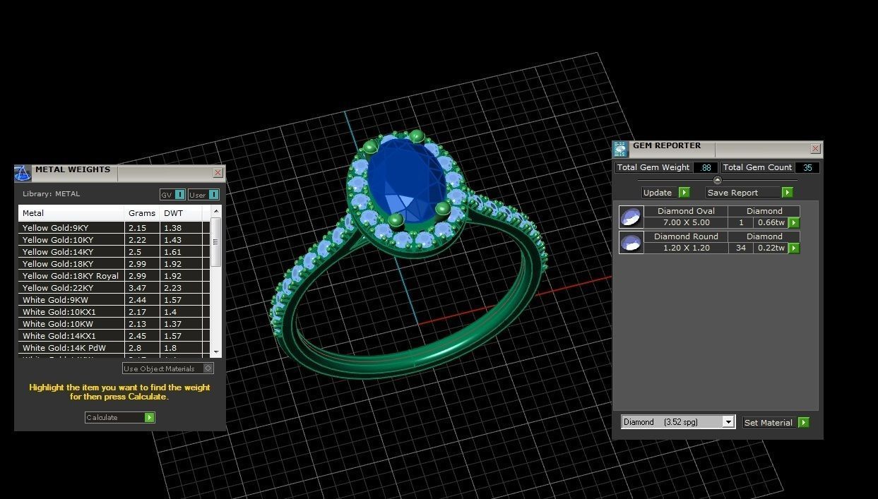 Jewelry Ring 3D print model_13