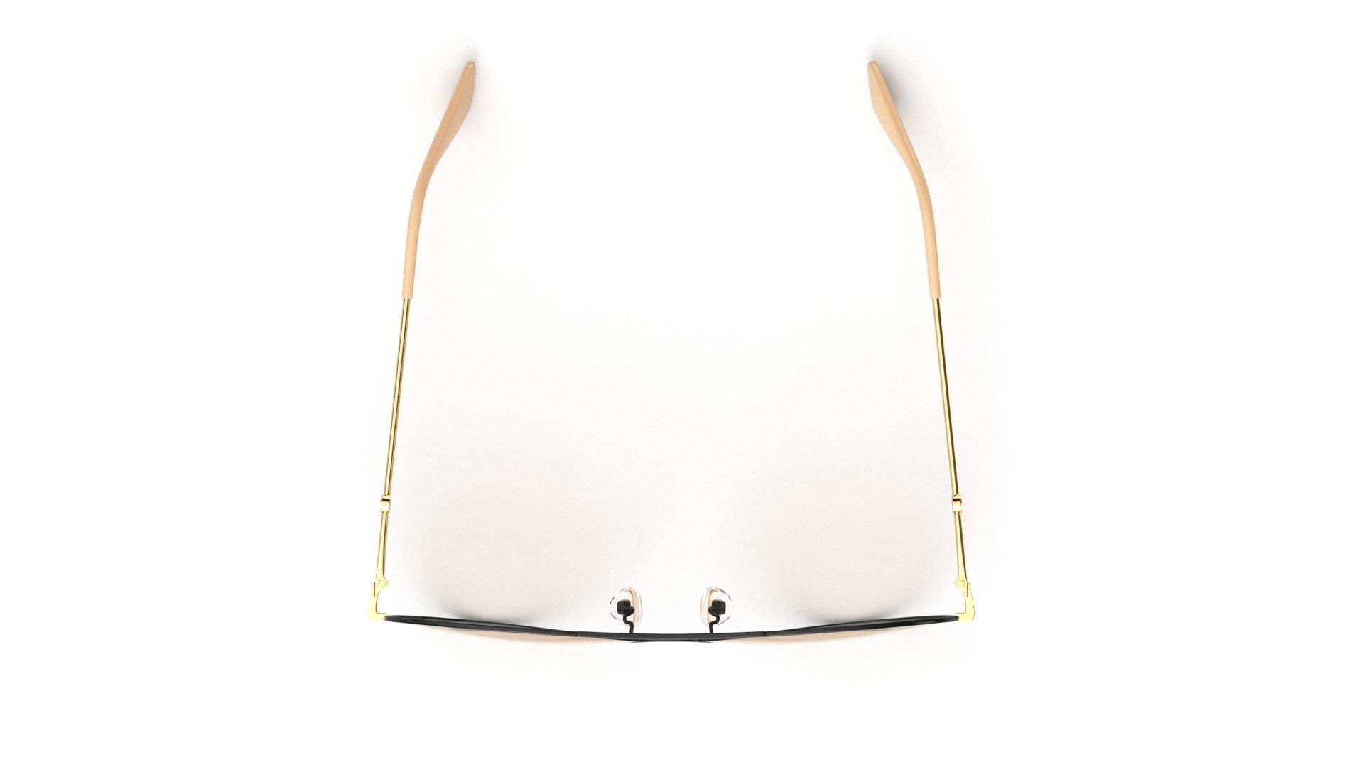 Aviator Sunglasses 3D model_10