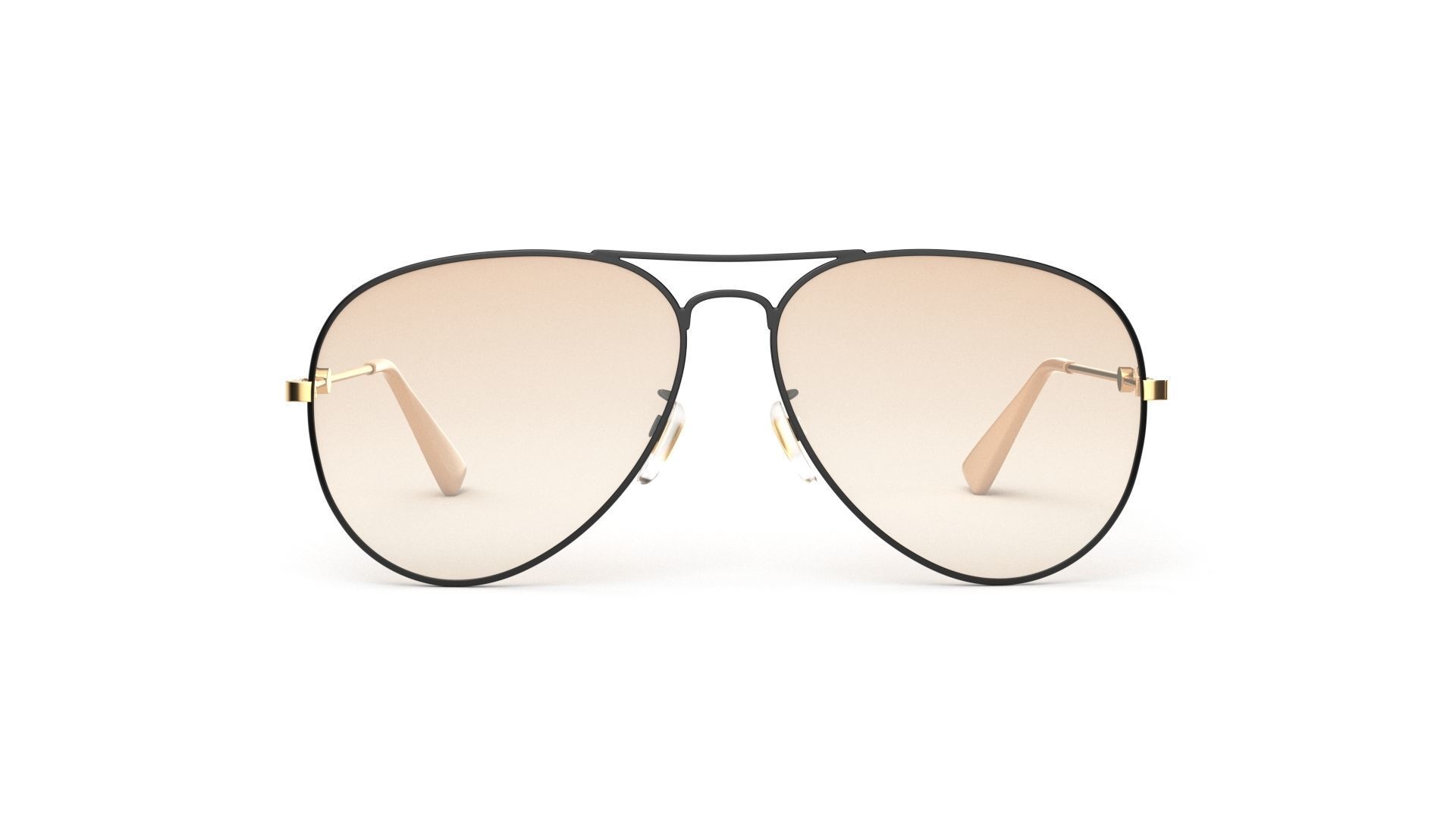 Aviator Sunglasses 3D model_6