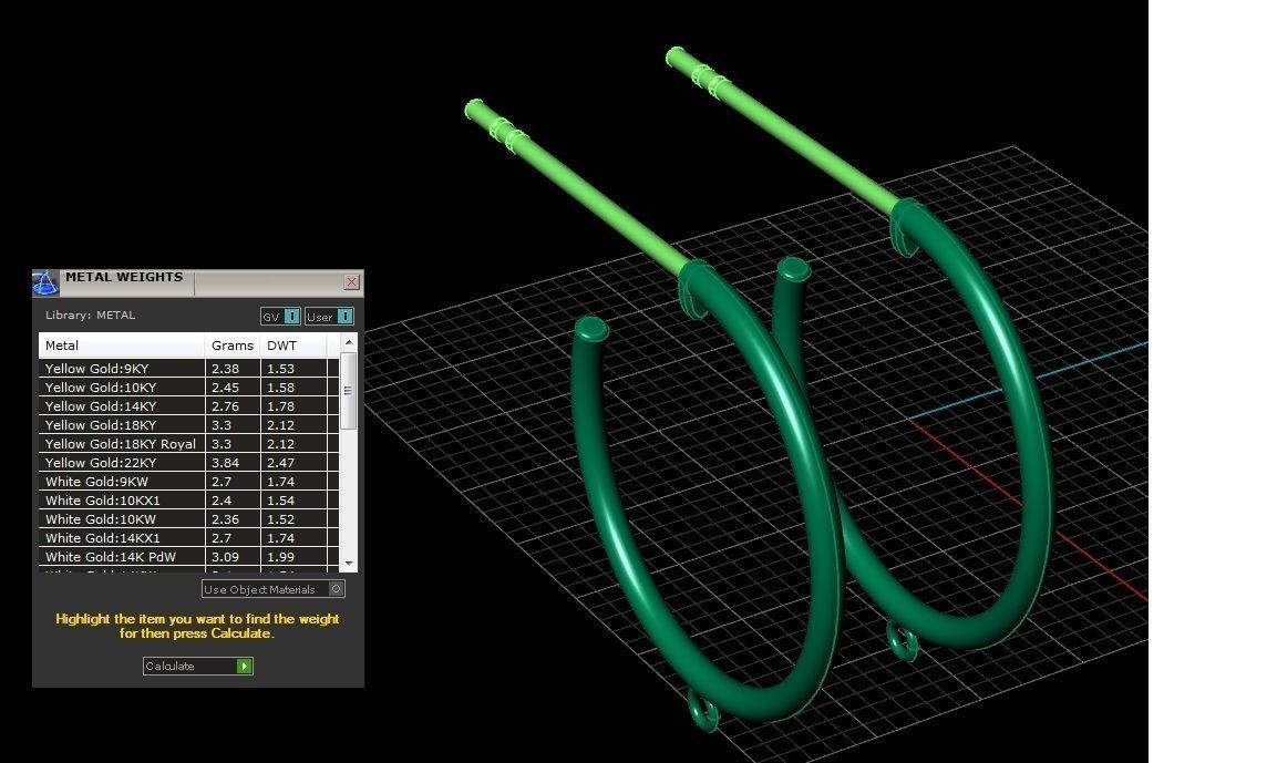 Jewelry Earrings 3D print model_7