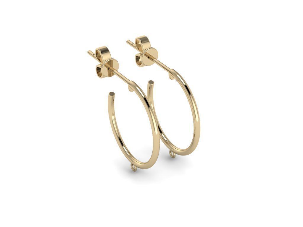 Jewelry Earrings 3D print model_6