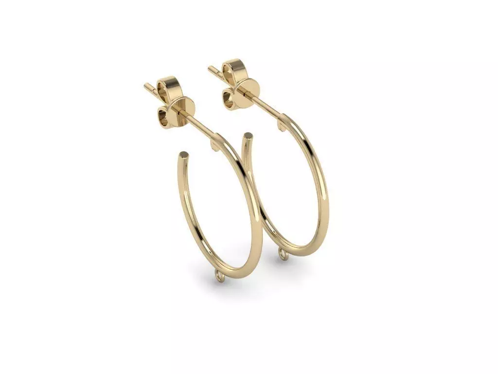 Jewelry Earrings 3D print model_0