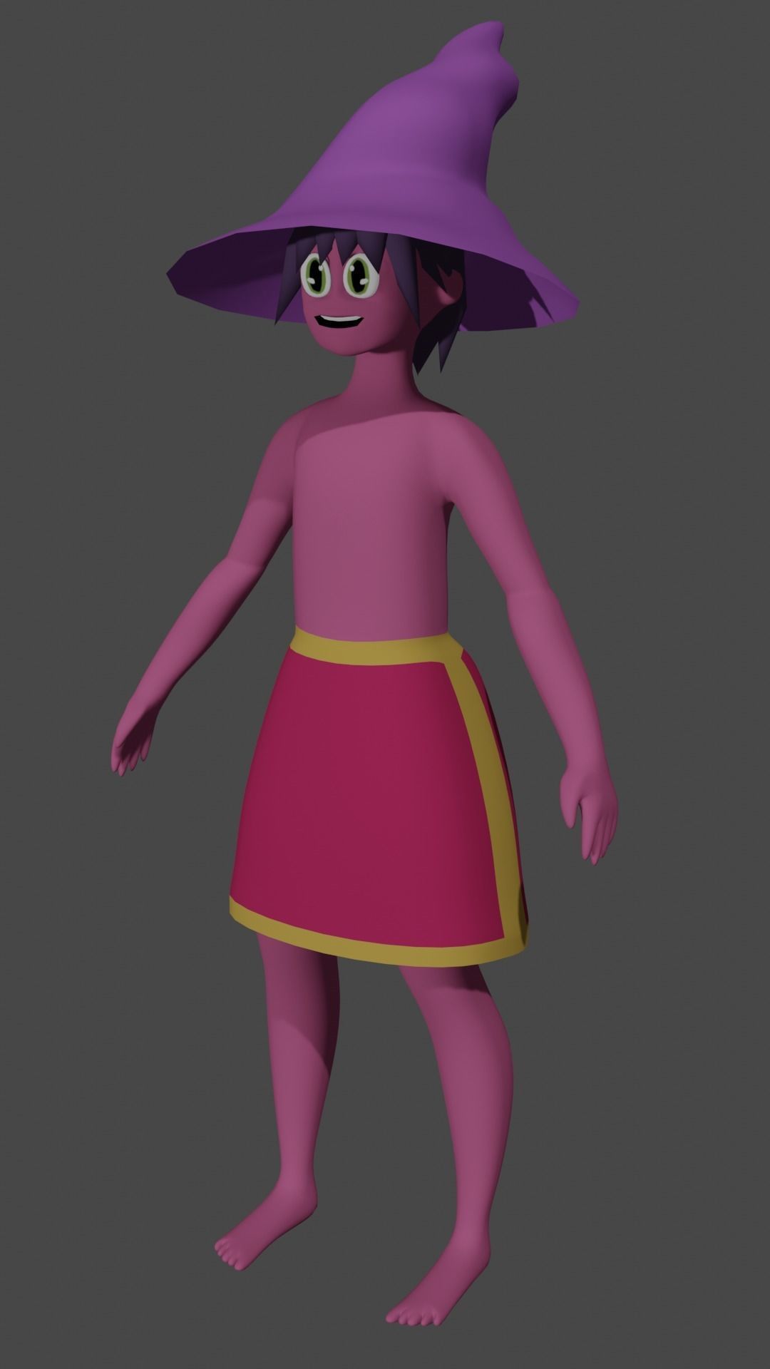 Duncan from Midnight Gospel compatible with vrchat Low-poly 3D model_5