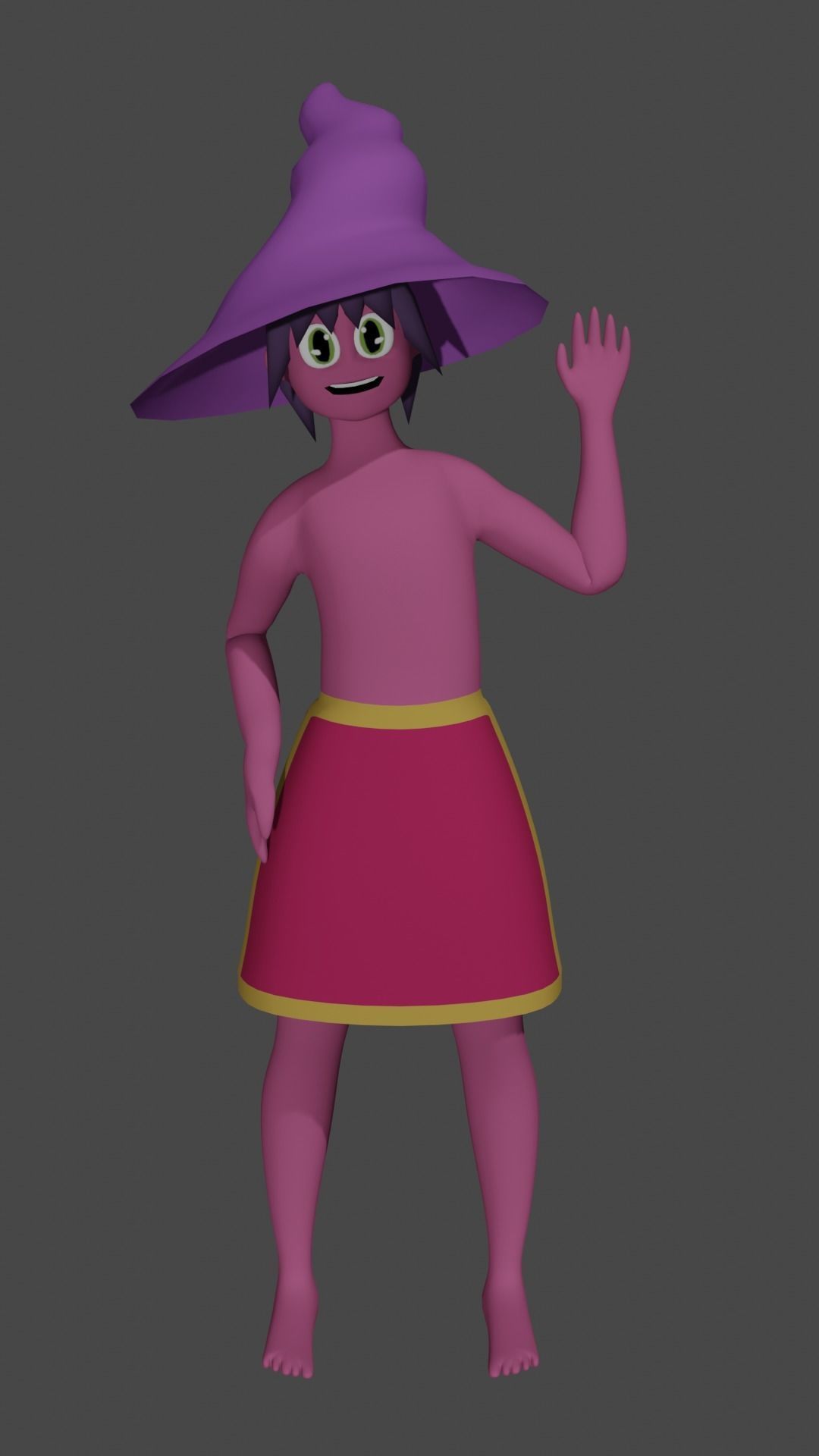 Duncan from Midnight Gospel compatible with vrchat Low-poly 3D model_3