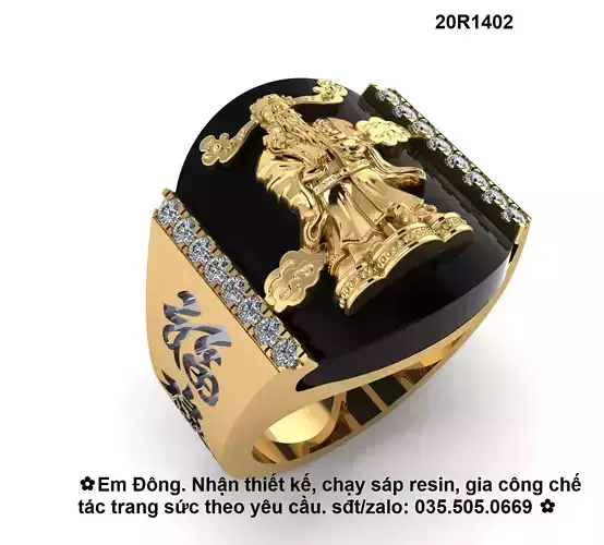 God of wealth ring