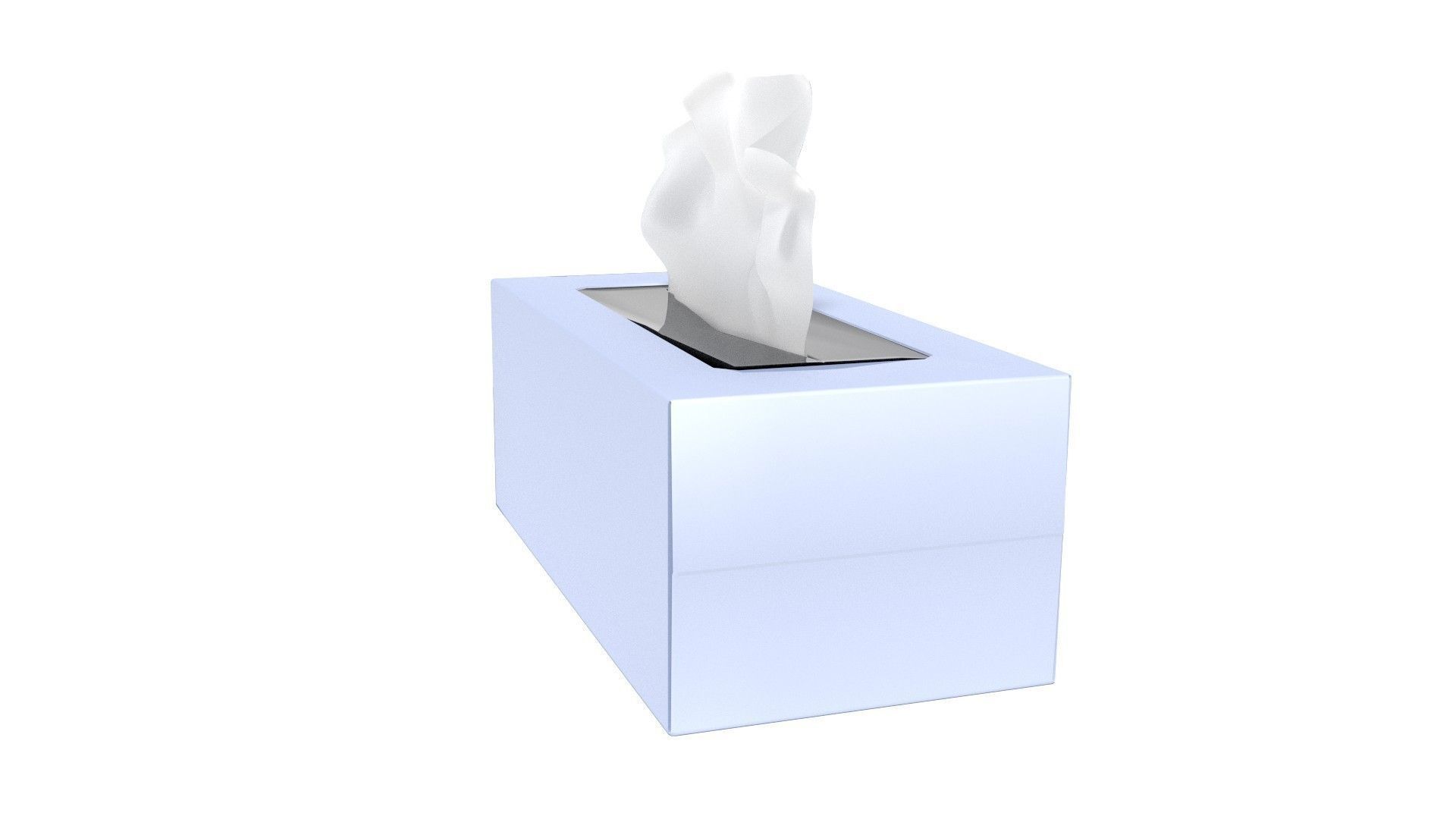 Generic Tissue Box 3D model_3