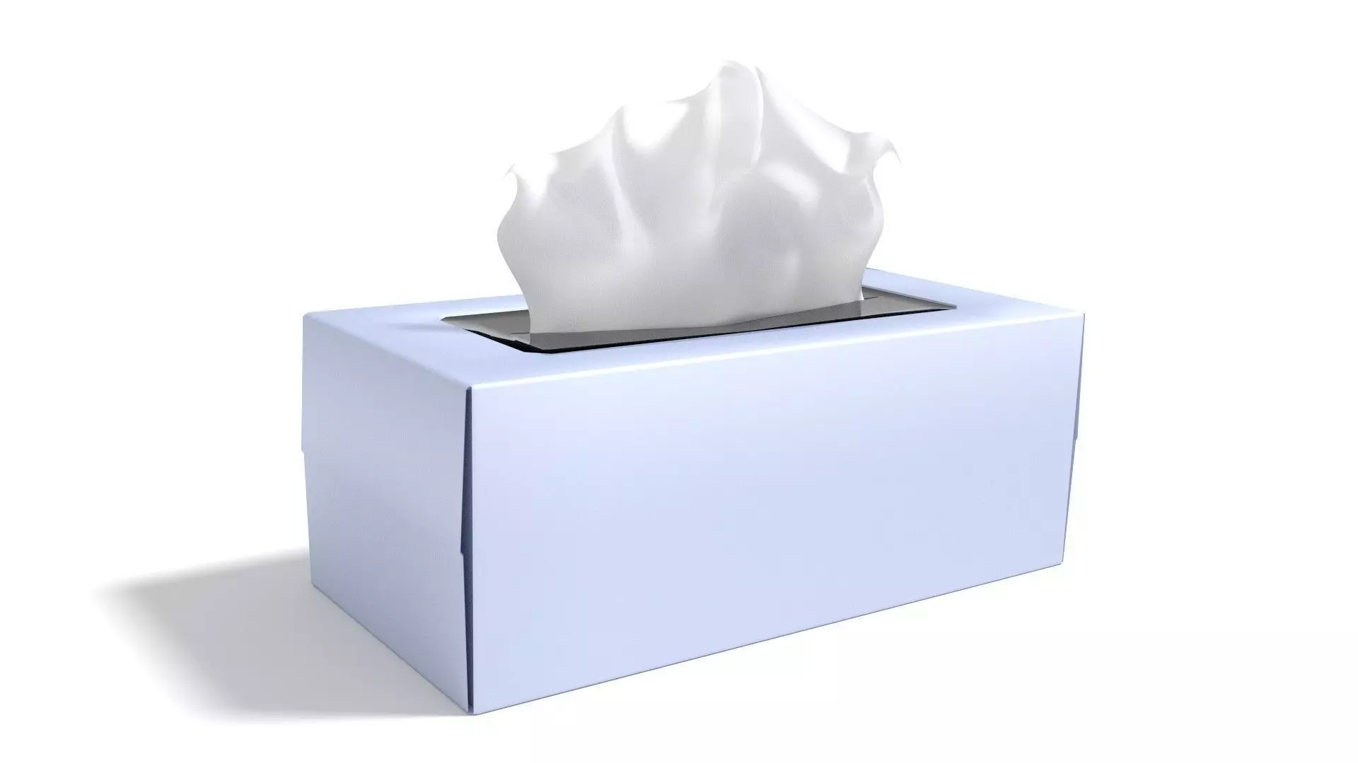 Generic Tissue Box 3D model_0