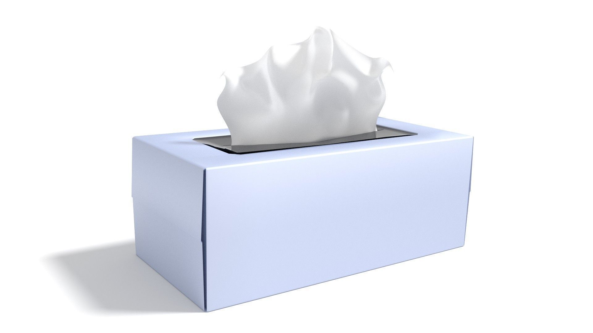Generic Tissue Box 3D Model obj 3ds CGTrader