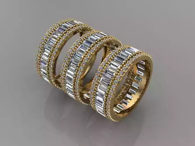 GC GOLD T134- Diamond solitarie gold ring 