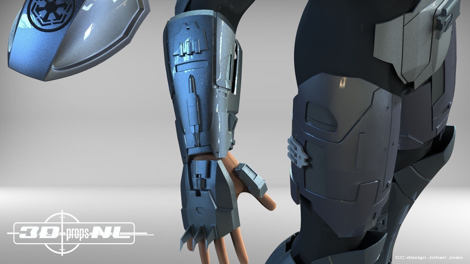 Sith Eradicator Full kit for Cosplay 3D print model_6