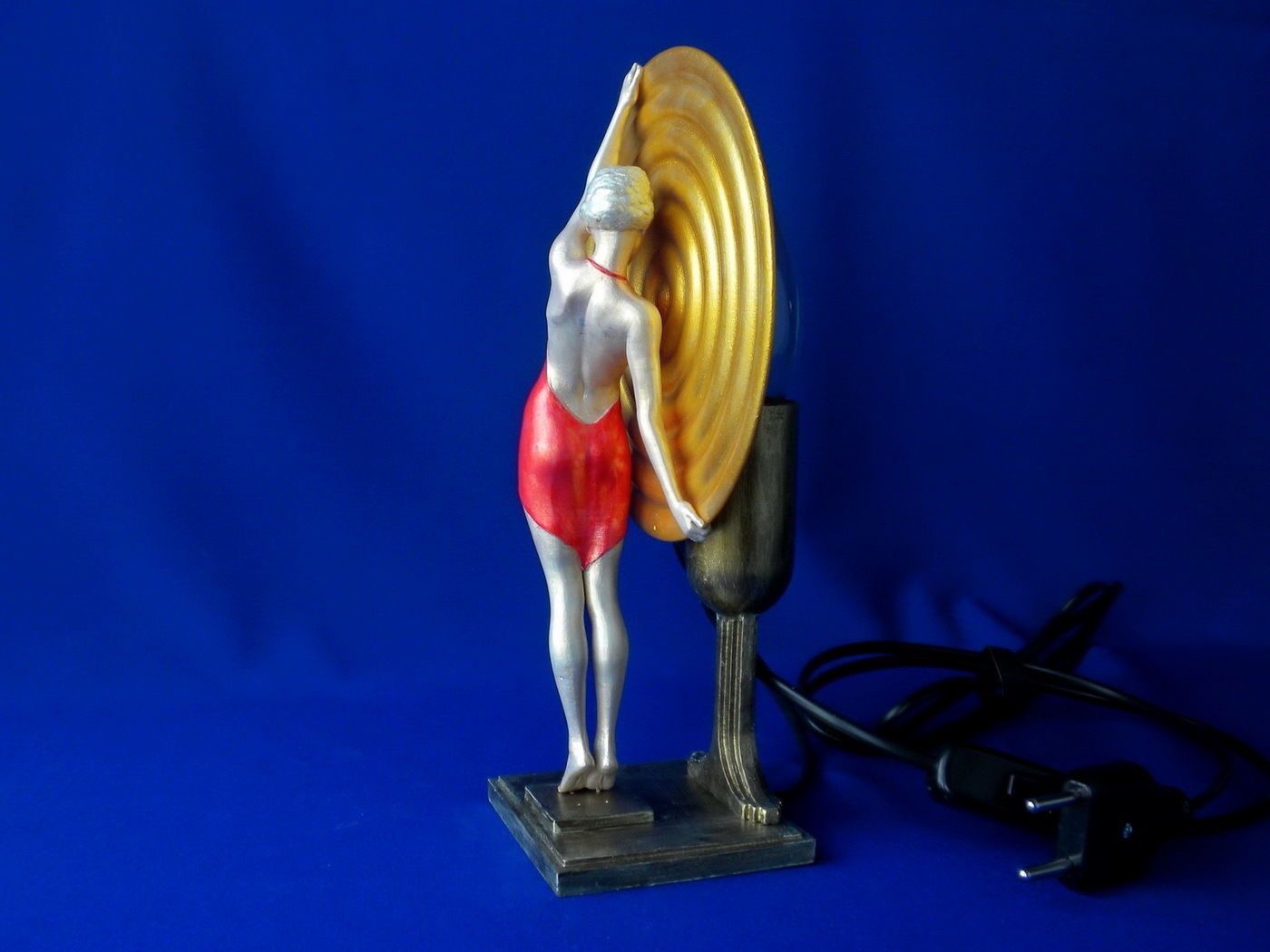 Art Deco Lamp 1 3D print model_7
