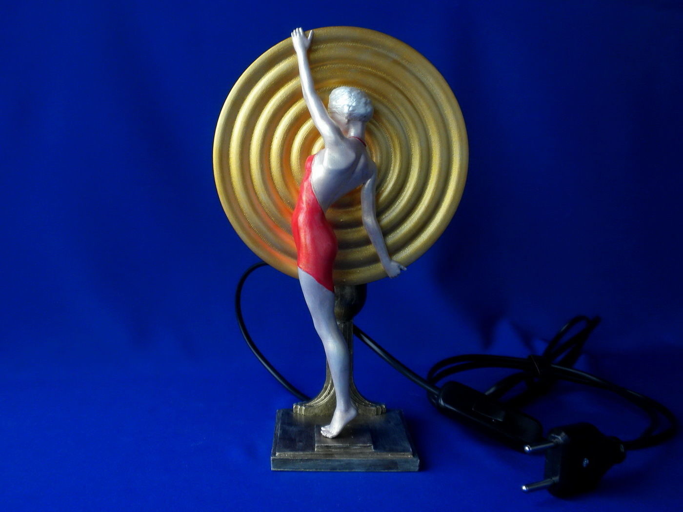Art Deco Lamp 1 3D print model_4